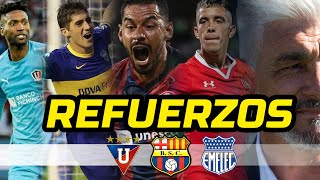 ACTUALIZACION 2024  REFUERZOS PARA BARCELONA EMELEC Y LIGA [upl. by Xonnel564]