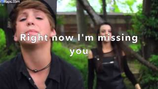 Right Now Im Missing You ft Brooke Adee  MattyB  LYRIC VIDEO [upl. by Solhcin]