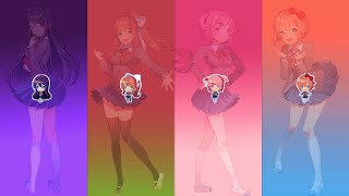 doki doki lofi club  relaxing DDLC beats to vibe to [upl. by Cia]