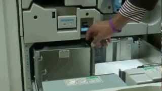 How to properly load paper for the Ricoh 6001 Copier [upl. by Lerner]