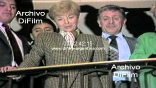 Isabel Martinez de Peron conversando con la prensa argentina 1988 [upl. by Lettig]