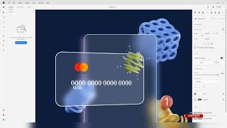 Easy step to Design Glassmorphism  Adobe Xd and Figma [upl. by Nerradal8]