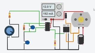 DC motor speed controller circuit [upl. by Anelet]