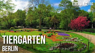 Tiergarten The Most Popular City Park Of Berlin 🇩🇪 Germany 4K HDR Walking Tour [upl. by Ycal383]