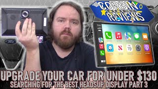 Upgrading my Car for Under 130  Search for Best Heads up display part 3  Corbin Does Reviews [upl. by Leumel]