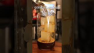 Making an Hazelnut Iced Coffee [upl. by Eimak]