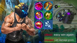 GROCK NEW BUILD 2024  GROCK GAMEPLAY MLBB [upl. by Falda]