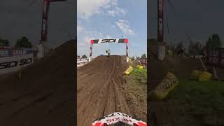 First GoPro Lap with Valentin Guillod 92 MXGP Motocross MX Motorsport [upl. by Ehsrop]