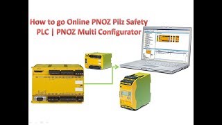 How to go Online PNOZ Pilz Safety PLC  PNOZ Multi Configurator [upl. by Mikey480]