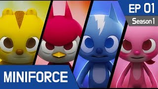 MINIFORCE Season1 Ep1 New Heroes [upl. by Akiaki]