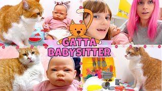 😹 BIA BABYSITTER alla reborn Alyssa Anguria 🙀 [upl. by Bernj586]