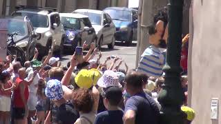 TOUR DE FRANCE 2024 Passage à PEZENAS HERAULT le 16 07 24 [upl. by Ignatz108]