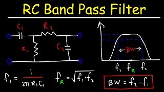 RC Band Pass Filters  How To Design The Circuit [upl. by Oicul]