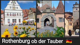 Beautiful Rothenburg ob der Tauber  Germany 🇩🇪 [upl. by Ahsinev]