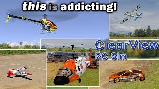 ClearView RC Flight Sim quotThis is a dangerous addictionquot Overview  Review 2014 [upl. by Emorej]