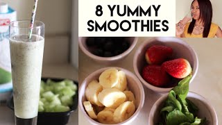 8 Energy Boosting Smoothies [upl. by Hanson]