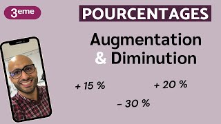 Pourcentage  Augmentationdiminution [upl. by Htepsle]