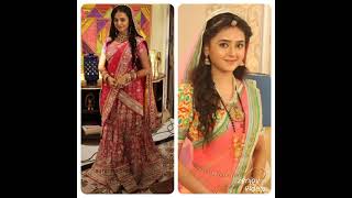 Katha VS Kahini💕❤️Who is best amp beautiful 💗💓Helly Saha🆚 Tejaswi Prakash 💞😍😘 new tiktok video [upl. by Ahsial]