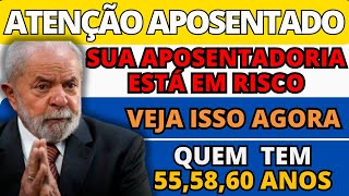 INSS ENVIA REGRAS NOVAS PARA APOSENTADORIA PARA QUEM TEM 55 60 OU 65 ANOS APOSENTADOS [upl. by Rame]