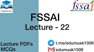 FSSAI 2021  MICROBIAL FOOD SPOILAGE AND FOOD BORNE DISEASES  MICROBIOLOGICAL EXAMINATION OF FOOD [upl. by Neffirg]