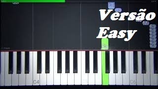 Samba do Arnesto  Adoniran BarbosaDemônios da Garoa Versão EasyTutorial Piano Teclado Partitura [upl. by Kenwood889]