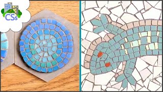 Mosaics Art Advancing Your Mosaics Creating Simple Shapes [upl. by Annoid]