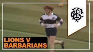 1977 CLASSIC British Irish Lions 2314 Barbarians  Highlights amp tries [upl. by Gerhan]