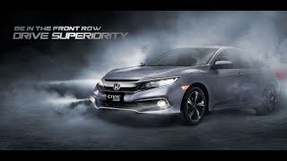 OFFICIAL VIDEO New Honda Civic 2019 Be in the Front Row DRIVE SUPERIORITY [upl. by Anaiq211]