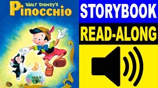 Pinocchio Read Along Story book  Pinocchio Storybook  Read Aloud Story Books for Kids [upl. by Idak]