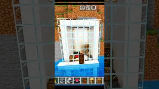 Underwater House 🏠😱 minecraft ryvixgamer minecraftsurvivalhouse [upl. by Aicella]