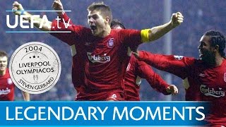 Gerrard delights Anfield with Liverpool winner 2004 [upl. by Yesdnil]