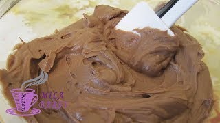 Шоколадный заварной крем со сливками  Великолепный рецепт Chocolate cream [upl. by Haywood]