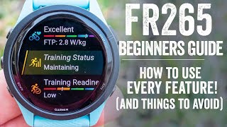 Garmin Forerunner 265265S Beginners Guide Start Here [upl. by Aerbma]