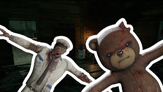 2v8 Dead by Daylight Hillbilly amp Naughty Bear Trapper Hard Mode Game [upl. by Adnamor754]