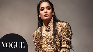 Beautiful Lisa Haydon in Kamasutra Inspired Photoshoot  BehindtheScenes  VOGUE India [upl. by Enogitna921]