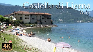 Castello di Lierna Lake Como  Italy Walking Tour [upl. by Tharp]