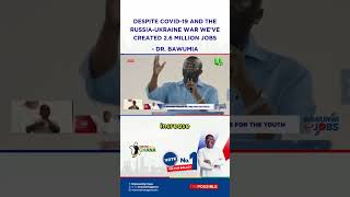 Dr Bawumia promises a minimum of 4 million jobs during his tenure as president of Ghana [upl. by Dlorej]