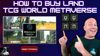 HOW TO BUY VIRTUAL LAND  TCG WORLD METAVERSE [upl. by Nnyl]