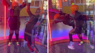 The most epic indoor skydiving fail youll ever see [upl. by Annavaig]