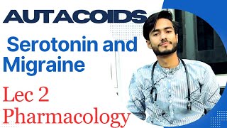 2serotonin migraine autocoids mbbs 2nd year pharmacology [upl. by Hoagland]