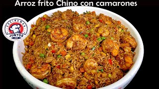 La mejor receta de arroz frito Chino con camarones [upl. by Templa]