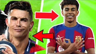 Meet the Next Cristiano Ronaldo Yamine Lamals Incredible Journey and Skills Revealed [upl. by Rabush482]