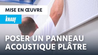 Installer un panneau acoustique en plâtre ► Knauf Adit [upl. by Kirk]