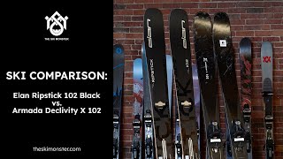 Ski Comparison Elan Ripstick 102 Black vs Armada Declivity X 102 [upl. by Gerardo]