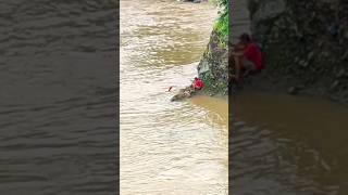 ngeri lihat spot nya‼️sebaiknya lebih berhatiquot mancing sehabis hujan begini waspadaibanjir shorts [upl. by Aznola]