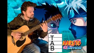 TUTORIAL NARUTO  Samidare  Guitar TABS Early Summer Rain [upl. by Adnor]