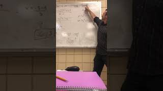 Quadratic Formula Song in class sung by my brother [upl. by Eekorehc]