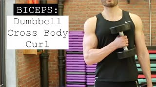 Biceps Dumbbell Cross Body Curl [upl. by Ramirolg]