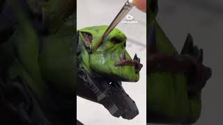 How to paint ork skin art miniaturepainting paintingminiatures warhammer40k warhammer [upl. by Scales]