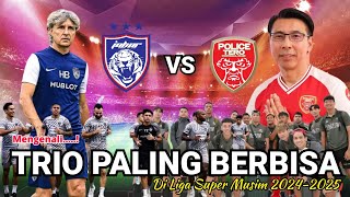 JDT VS POLICE TERO‼️ FRIENDLY MATCH 2024 [upl. by Atikal761]